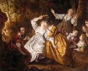 Jacob van Loo Amarillis crowning Mirtillo oil painting